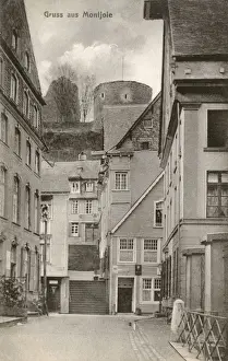 Aachen Prints: Germany - Monschau - Eifel Region - View toward the Castle
