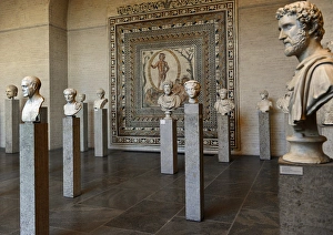 Images Dated 29th December 2012: Germany. Munich. Glyptothek. Room of the Roman Portraits. In