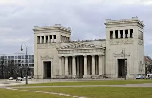 Neoclassic Collection: Germany. Munich. Propylaea. Konigsplatz square