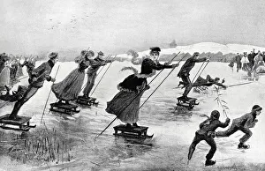 Skate Prints: Germany. A new sport. Popular amusements. Photoengraving