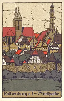 Rothenburg Prints: Germany - Rothenburg ob der Tauber