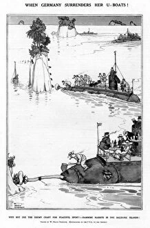Inventions Collection: When Germany Surrenders her U-Boats by Heath Robinson, WW1