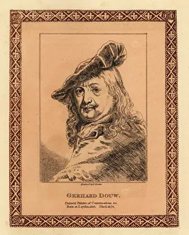 Authentic Originals Prints: Gerrit Dou or Gerard Douw, Dutch Golden Age painter