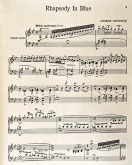 Rhapsody Prints: GERSHWIN, George (1898-1937)