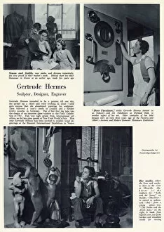 Hermes Gallery: Gertrude Hermes - Sculptor, Designer, Engraver