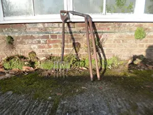 Gertrude Jekylls Garden fork and lawn shears