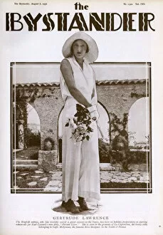 Gertrude Lawrence at La Caponcina on French Riviera