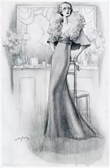 Gertrude Collection: Gertrude Lawrence in Molyneux