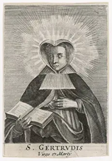 Miracles Prints: Gertrude De Nivelles