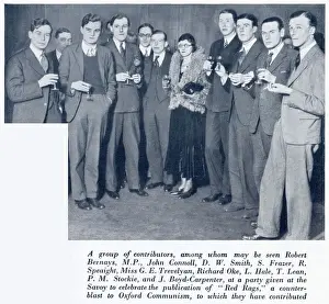 Gertrude Trevelyan with other contributors to Red Rags: Essays of Hate from Oxford