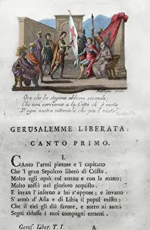 1788 Prints: Gerusalemme Liberata (Jerusalem Delivered), 1581, by Torquat