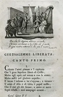 1544 Prints: Gerusalemme Liberata (Jerusalem Delivered), 1581, by Torquat