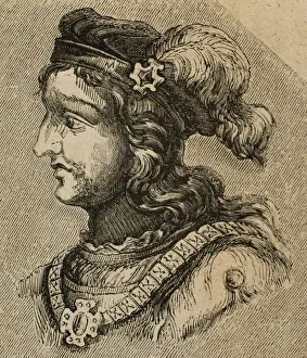 Galicia Prints: Gesalec. King of the Visigoths from 507-511