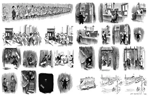 Stamped Prints: Getting a Document Stamped At Somerset House by H M Bateman
