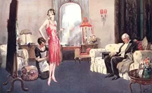 Getting Ready for a Formal Evening, 1928