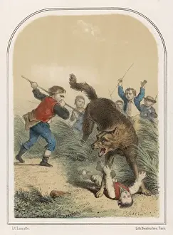 1767 Prints: Gevaudan Beast