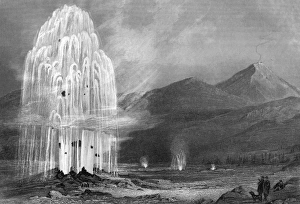 Images Dated 15th June 2011: Geyser, Iceland