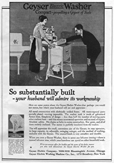 Images Dated 10th September 2012: Geyser Washing Machine