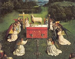 Altar Piece Gallery: The Ghent Altarpiece or Adoration of the Mystic Lamb