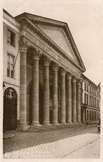 Ghent Prints: Ghent - Entrance of University - Flemish Region of Belgium