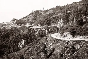 Bends Prints: Ghoom station to Darjeeling, India, c. 1870 s