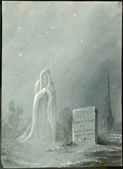 Ghost in Churchyard
