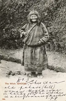Tibet Prints: Ghum, Tibet - A Witch