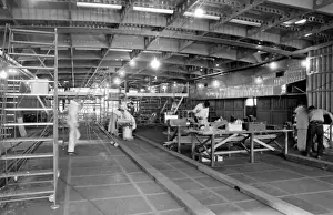 Giant hovercraft under construction, Isle of Wight
