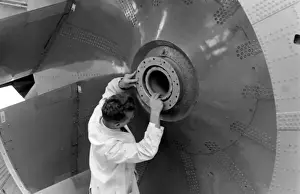 Giant hovercraft under construction, Isle of Wight