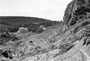 Images Dated 19th October 2009: Giant Rock on Watcombe Down, Devon