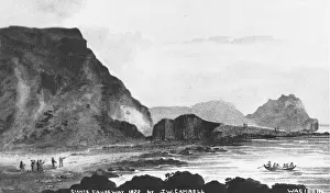 Giants Prints: Giants Causeway 1882 By J. W. Campbell