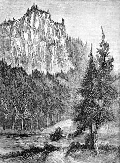 Images Dated 9th November 2004: Gibbon Canyon, Yellowstone Park, 1888