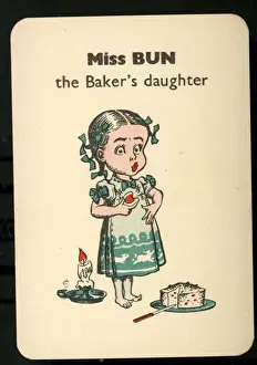 Gibbs Prints: Gibbs Happy Families - Miss Bun