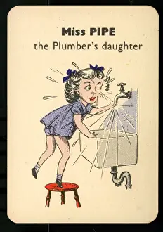 Gibbs Prints: Gibbs Happy Families - Miss Pipe