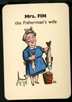 Gibbs Prints: Gibbs Happy Families - Mrs Fin