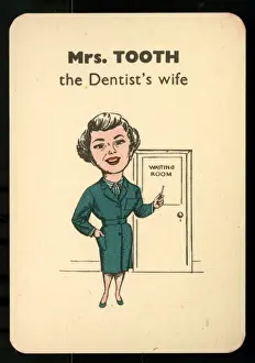 Gibbs Prints: Gibbs Happy Families - Mrs Tooth