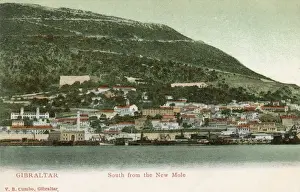 Gibraltar - View south from the New Mole