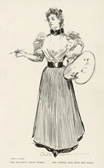 Images Dated 13th October 2007: Gibson Girl Painting