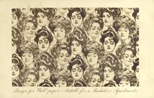 Bachelor Prints: Gibson girl wallpaper