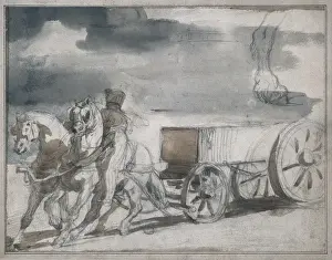 Watered Prints: GɒICAULT, Th鯤ore (1791-1824). Munition Cart