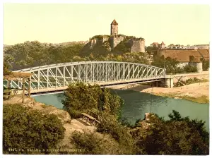Halle Prints: Giebichenstein Ruins, Halle, German Saxony, Germany