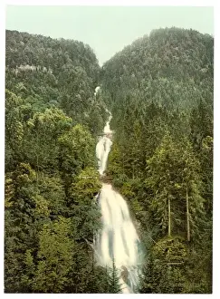 Oberland Prints: Giessbach Cascade, Bernese Oberland, Switzerland