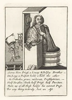 Mitre Prints: Gilbert Burnet, Scottish philosopher and historian, 1643-1715