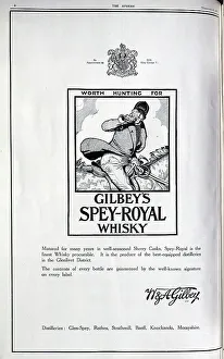 Posh Prints: Gilbey's spey-royal whiskey