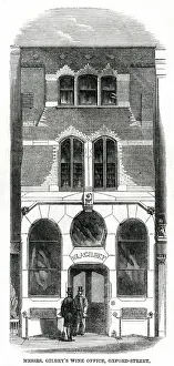 Gilbey Prints: Gilbeys wine office 1861