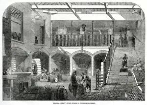 Bottling Prints: Gilbeys wine store 1861