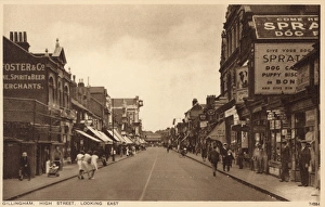Gillingham, Kent - The High street looking East