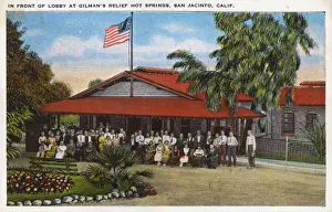 Gilman Prints: Gilmans Relief Hot Springs, San Jacinto, California, USA