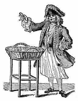 Images Dated 20th November 2004: Gingerbread Seller in Mayfair, London, 18th century