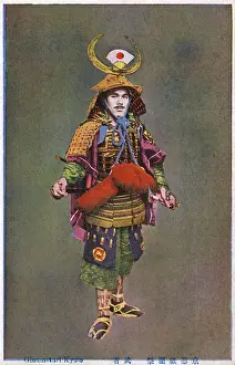 Kyoto Prints: Gion Festival in Kyoto - Participant as Samurai Warrior
